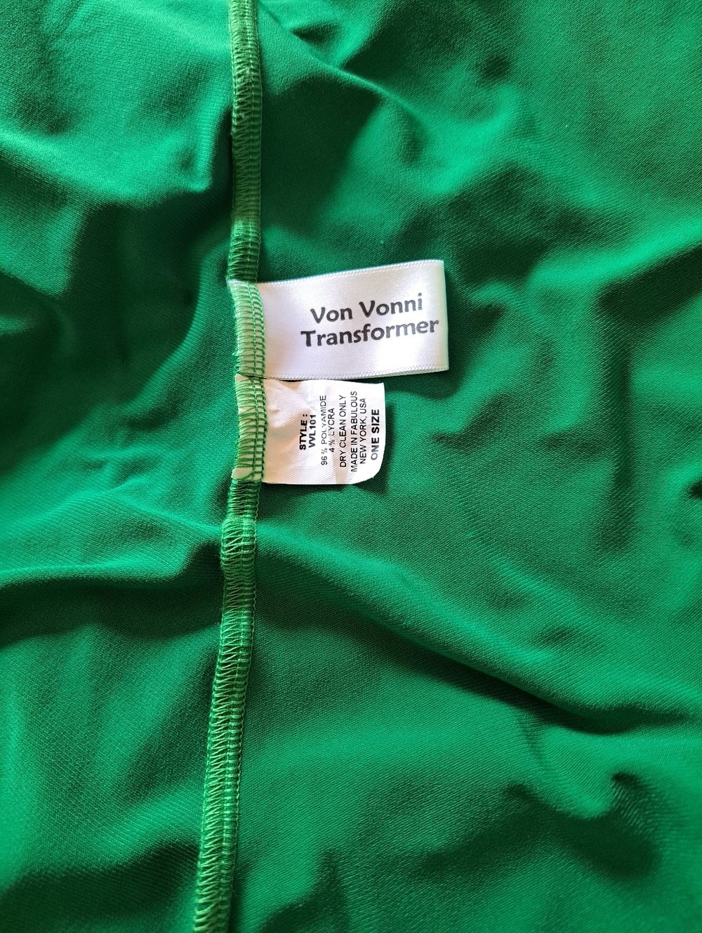 Von Vonni Convertible Maxi Dress Green . - Picture 9 of 12